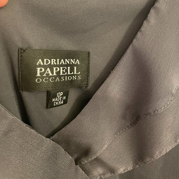 Adrianna Papell Occasions Tiered Chiffon Gown - Picture 4 of 8